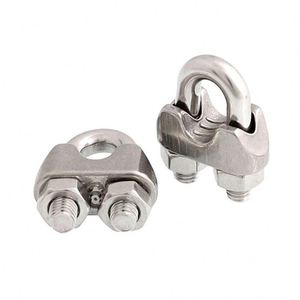 Oferta Especial: Abrazadera de Sujeción en U SS304/316 para Cables Metálicos, Grapas Forjadas y Fundidas, Juego de Abrazaderas de Cuerda para Uso Marino - Product Image 4