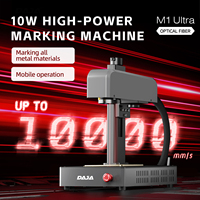 Máquinas de Marcado Láser de Fibra CNC de Escritorio de Alta Precisión DAJA M1 Ultra 10W, Máquinas Portátiles de Grabado Láser en Metal