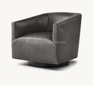 Ensemble de salle à manger Offre Spéciale Hôtel Banquet Salle à manger Intérieur des années 1950 Abri Italien Bras <span class=keywords><strong>Chaise</strong></span> en cuir-Base en chêne - Product Image 2