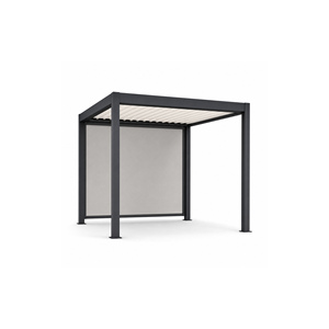 RKOVE ขายส่งเพอร์โกลาสมัยใหม่ เพอร์โกลาสำหรับภายนอกอาคาร อลูมิเนียม เพอร์โกลาแบบปรับมือ - Product Image 1