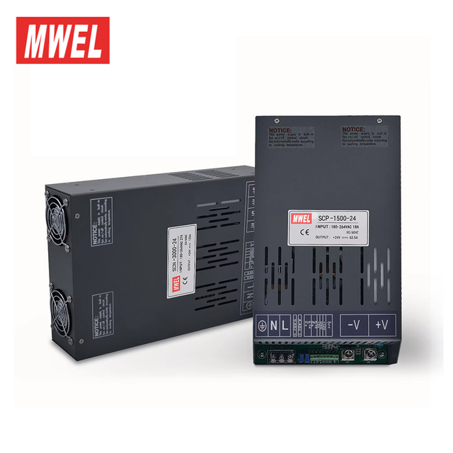 MWEL SCP Series Multi-Voltage Programmable AC-DC Switching Power Supply 12-60V for Automated Production Lines Lab