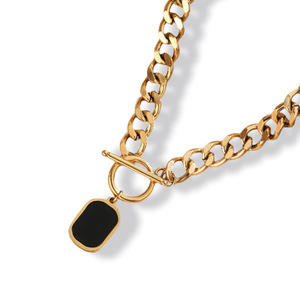 Collar Unisex <span class=keywords><strong>de</strong></span> Acero Inoxidable con Colgante Cúbico <span class=keywords><strong>de</strong></span> Moda, Gargantilla y <span class=keywords><strong>Collares</strong></span> <span class=keywords><strong>Indios</strong></span> con Envío Gratis - Product Image 5