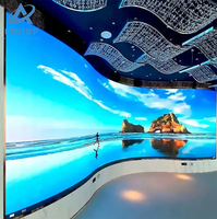 Écran LED incurvé LEDIUP pour studio de tournage mural, écran LED flexible pour discothèque, écran LED mince pour DJ