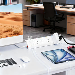 Oem/Odm Service Beschikbaar Moderne Bs <span class=keywords><strong>Plug</strong></span> Extension <span class=keywords><strong>Socket</strong></span> Met <span class=keywords><strong>5</strong></span> Stopcontacten En 2 Usb Poorten Voor Kantoor/Thuis/Keuken - Product Image 5