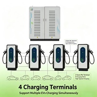 Station de recharge modulaire pour véhicules électriques 720 kW, avec 4 à 16 pistolets de recharge DC, CCS2, CCS1, GBT