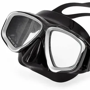 نظارات غطس بعدسات من الزجاج المقسى k9 شفافة ومضادة للوهج لحماية العين في الماء