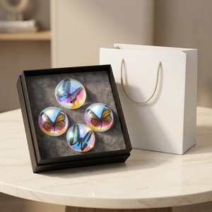 Presse-papiers en résine artisanale à bas prix avec véritable papillon, artisanat animalier pour décoration de bureau, art populaire, nouveauté, art exquis, <span class=keywords><strong>jouets</strong></span> éducatifs - Product Image 3
