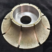 Meule diamantée électrolytique pour plaquettes de frein de moto, meules abrasives plates, agent de liaison métallique, grain 46, qualité fine