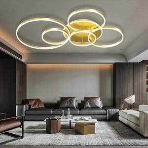 Đèn chùm trần hiện đại điều khiển từ xa, phòng khách, phòng ngủ, nhà ở, đèn trần LED cao cấp - Product Image 3