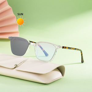 Lunettes de soleil carrées ZT-2890, monture noire en TR, verres en PC, protection UV400, unisexe, protection solaire classe 2, transmission 2890 - Product Image 4