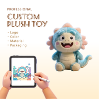 Jouet en peluche personnalisé en coton PP, série Océan, mini mascotte en peluche douce, porte-clés avec logo brodé, marque TOBTOYS, promotionnel