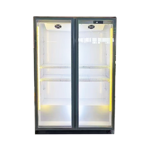 Congelador vertical con 4 puertas <span class=keywords><strong>de</strong></span> vidrio para supermercado, barra <span class=keywords><strong>de</strong></span> nevera <span class=keywords><strong>de</strong></span> cerveza Vertical <span class=keywords><strong>de</strong></span> 220V, compresor <span class=keywords><strong>de</strong></span> luz LED, congelador <span class=keywords><strong>de</strong></span> pantalla fría para restaurante - Product Image 2