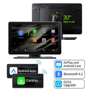 Ottocast OttoScreen Lite Schermo Portatile da 7 Pollici per Carplay Wireless e Android Auto, Doppio Bluetooth, FM, AUX, Autorizzato CE FCC, Vendita all'Ingrosso - Product Image 1
