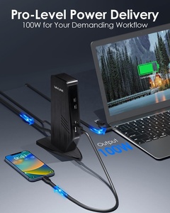 Estación de acoplamiento Wavlink Agent 13 <span class=keywords><strong>en</strong></span> 1 UG39PD1 para Mac y Windows con DisplayLink, estación de acoplamiento universal 13 <span class=keywords><strong>en</strong></span> 1 para portátiles con USB <span class=keywords><strong>C</strong></span> - Product Image 5