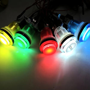 ชุดเกมอาร์เคด DIY แบบ 2 ผู้เล่น พร้อมจอยสติ๊กโลหะแบบอเมริกัน บอร์ด Zero Delay และปุ่มไฟ สำหรับพีซีและราสเบอร์รี่ปี่ - Product Image 3