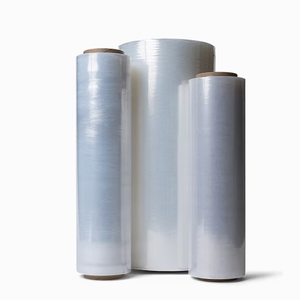 Trung Quốc LLDPE nhựa trong suốt nhãn cuộn tay căng bọc phim 20 micron lá căng trong suốt filme căng 50cm - Product Image 1