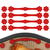 Support magnétique pour friteuse à air chaud en stock – Clip en gel de silicone résistant aux hautes températures pour friteuses à air