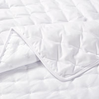 Couvre-lit matelassé léger et blanc, 1 ensemble de 3 pièces, motif simple