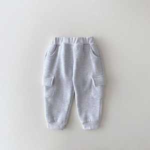 Venta al por mayor personalizado otoño primavera largo niños usan algodón niños Cargo Pantalones <span class=keywords><strong>Niño</strong></span> Pantalones Casuales - Product Image 2