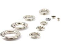 Œillets métalliques pour rideaux, livraison gratuite facile à pression, 40MM, ruban de rideau rond en laiton, fabrication