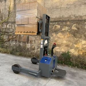 2m 1.5 Ton Rough <strong>Terrain</strong> Electric Stacker Fully Automatic Hydraulic Pallet Jack <strong>Forklift</strong> for Mountain Lifting and Loading - Product Image 5