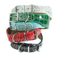 Collier pour animaux de compagnie Collier en cuir de liège peau de serpent Collier de chien de chat réglable pour petits animaux de compagnie