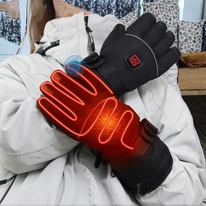 Gants chauffants électriques pour hommes, chauffe-mains thermiques d'hiver, à doigts entiers, batterie 5V, imperméables, antidérapants, pour le ski de fond en plein air - Product Image 5