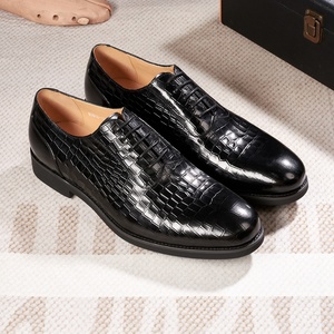 High-quality Men Formal Dress Shoes Casual and Elegant Style Fashionable Lacing Design <b>Pointed</b> Toe Anti-slip Men Leather Shoes - Product Image 3
