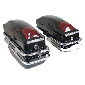 Sacoches rigides ABS K6 / Sacoches latérales de moto 25L avec éclairage et rangement, garantie 1 an - Product Image 1