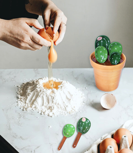 Juego de Cucharas Medidoras de Cocina con Diseño de Cactus, Utensilios de Cerámica Creativos para Regalos de Inauguración y Cumpleaños - Product Image 5