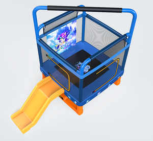 <span class=keywords><strong>Trampoline</strong></span> <span class=keywords><strong>rectangulaire</strong></span> de fitness pour enfants et adultes de 1,58 m, équipement de <span class=keywords><strong>gym</strong></span>, équipement d'exercice à cordes élastiques pour la maison - Product Image 3