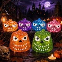 Jouet anti-stress en caoutchouc à base de maltose, en forme de tête de citrouille, mignon et effrayant, pour Halloween, transfrontalier