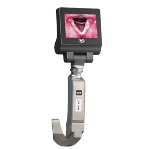 Meilleur prix science médicale fournitures laryngoscopes endoscope lame réutilisable vidéo laryngoscope pour intubation ambulance d'urgence
