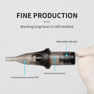ชุดเข็มสักลายแบบกลมพร้อมด้ามจับแบบผสมสำหรับเครื่องสักถาวร - Product Image 3
