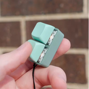 कस्टम लोगो कीबोर्ड कीबोर्ड के साथ कीचेन प्लास्टिक कीकैप बटन - Product Image 5