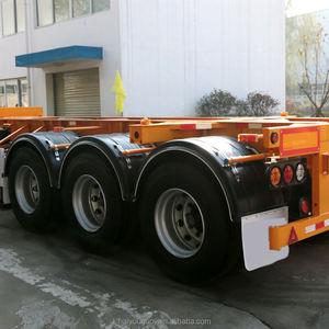 <span class=keywords><strong>Vente</strong></span> directe du fabricant de semi-remorque squelette porte-conteneurs de 20 pieds Zhonghua Jijun - Product Image 6