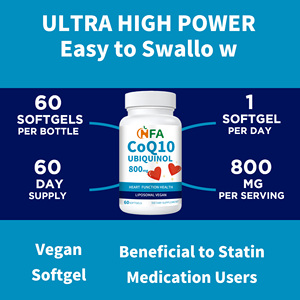 OEM/ODM COQ10 Softgels Promote Muscle & Bone Strength Formulated for Women and Men COQ10 Ubiquinol 800mg Softgels - Product Image 2