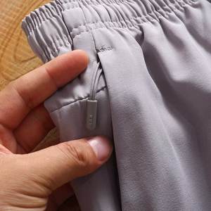 Pantalones cortos deportivos de poliéster en blanco personalizados para hombre, pantalones cortos transpirables de secado rápido para gimnasio, pantalones cortos para correr - Product Image 6