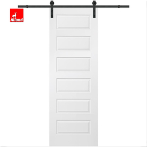 Porta Scorrevole in Legno Stile Fienile Dipinta di Bianco per Interni, <span class=keywords><strong>Cucina</strong></span> e Camera <span class=keywords><strong>da</strong></span> Letto - Product Image 4