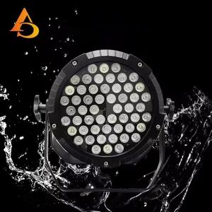 Luz LED Par de un Solo Color, Impermeable, 54 Piezas de 3W, Luz Par RGBW para Exteriores, para Escenarios - Product Image 1