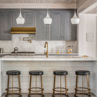 Meubles de cuisine modernes DAIYA avec design Shaker noir mat