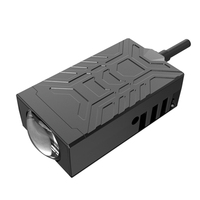 Nouveau design 2026 : Phare auxiliaire LED SL6 pour voiture avec driver intégré 50W, mini projecteur bicolore blanc-jaune DC12V pour moto