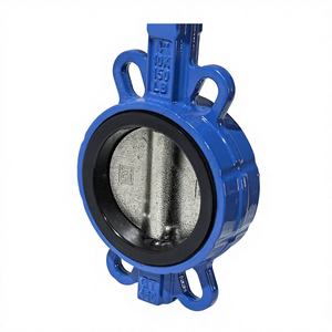 DN50 à DN 1000 <span class=keywords><strong>Disque</strong></span> en fonte ductile 304 316 Casting Soft Seal Chine Fournisseur Lug 8In Manuel Handle Wafer Butterfly Valve - Product Image 2