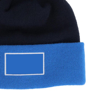 Bonnet d'hiver unisexe personnalisé en tricot avec pompon, doux et chaud, en acrylique, à revers, pour les sports de plein air et les tenues décontractées - Product Image 2