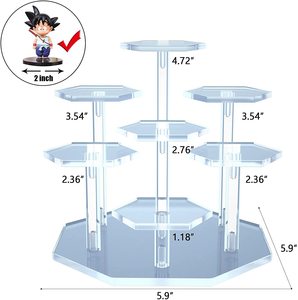Présentoir acrylique pour figurines Jouets et poupées Figurines d'<span class=keywords><strong>action</strong></span> Collection <span class=keywords><strong>Organisateur</strong></span> Hold Collectibles Stand Case - Product Image 3