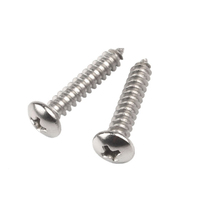 Custom Galvanized Stainless Steel SUS304/316 (A2/A4) Round Head Self Drilling Screws Pan Head Self Tapping Screws