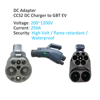 Adaptateur de charge rapide DC EVSECLUB CCS2 vers GB/T, adaptateur CCS vers GBT, adaptateur de charge DC EV CCS2 vers GB/T