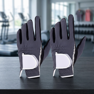 Guantes de Golf de Dedo Completo, Transpirables, de Malla, Unisex, con Cierre de Velcro, para Protección Deportiva de las Manos - Product Image 2