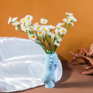 Recién llegado, maceta de cerámica de hormigón DIY, jarrón con manos entrelazadas, molde de silicona para fundición de plantas, <span class=keywords><strong>yeso</strong></span> de cemento, herramientas para hacer pasteles - Product Image 6