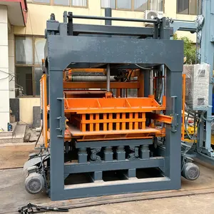 QT10-15 Fully Automatic Concrete Block Making Machine With Molds On Sale